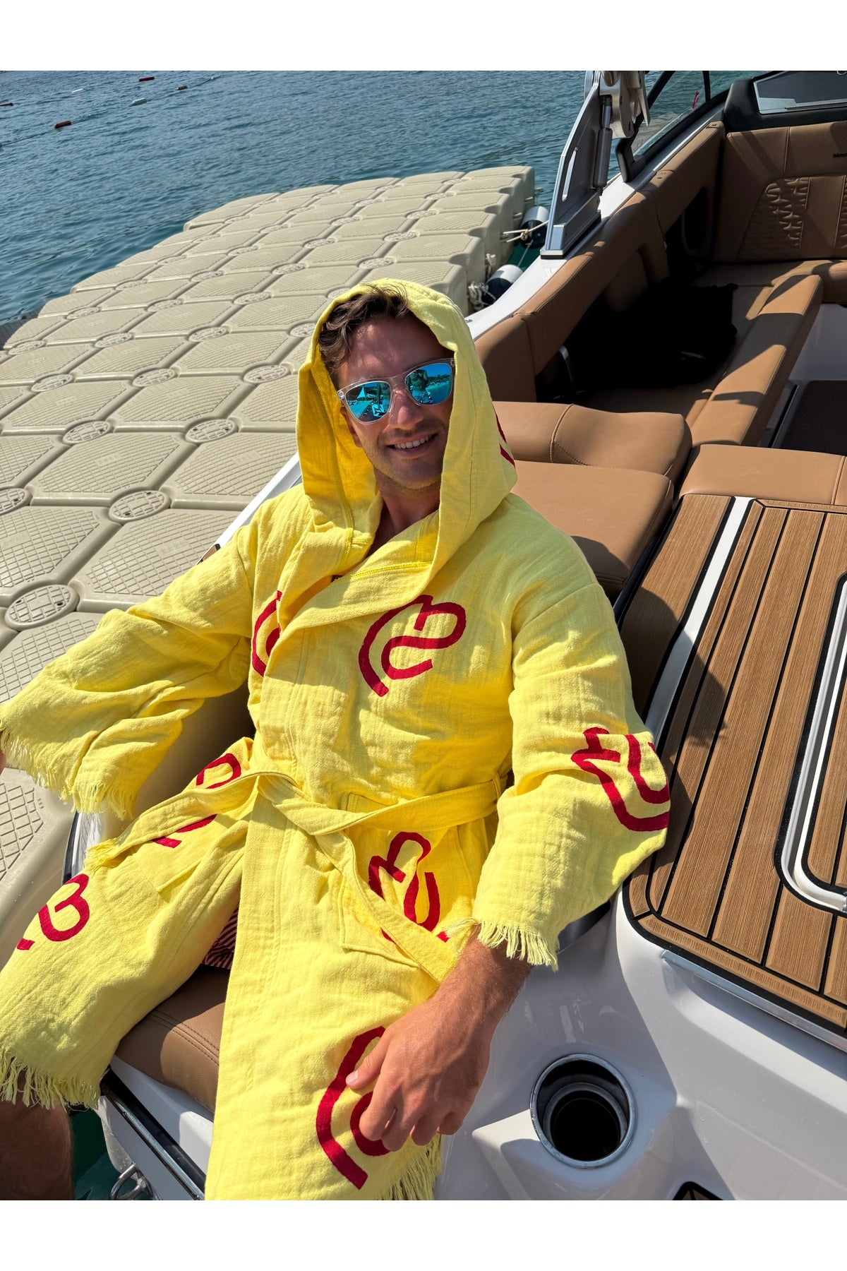 Pamuk Kimono Sabahlık Havlu Solenrosa