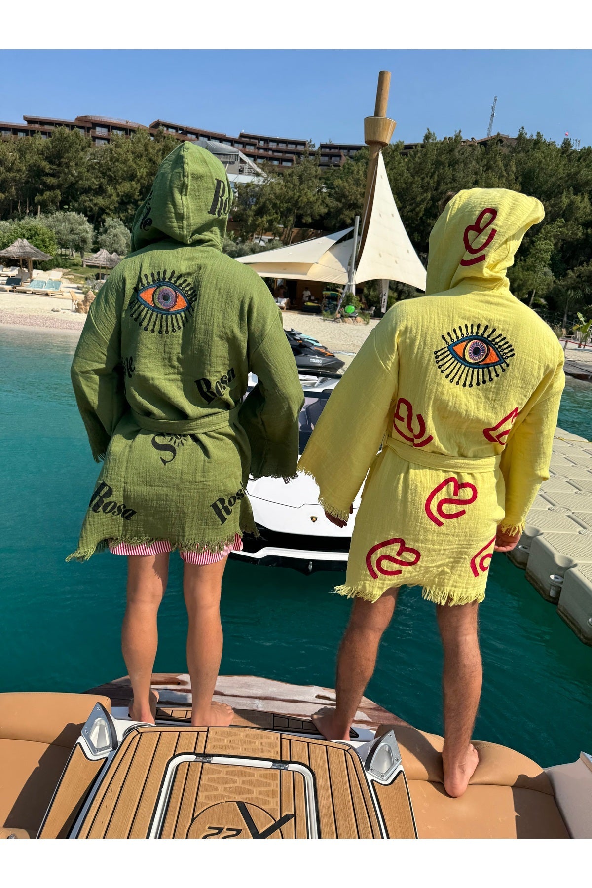 Sabahlık Kimono Havlu - Haki