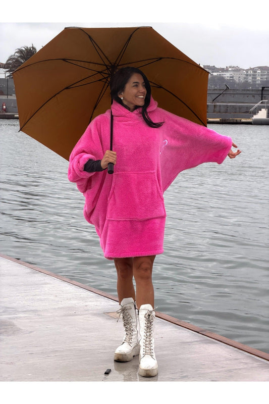 Wellsoft Panço Giyilebilir Battaniye - Pembe
