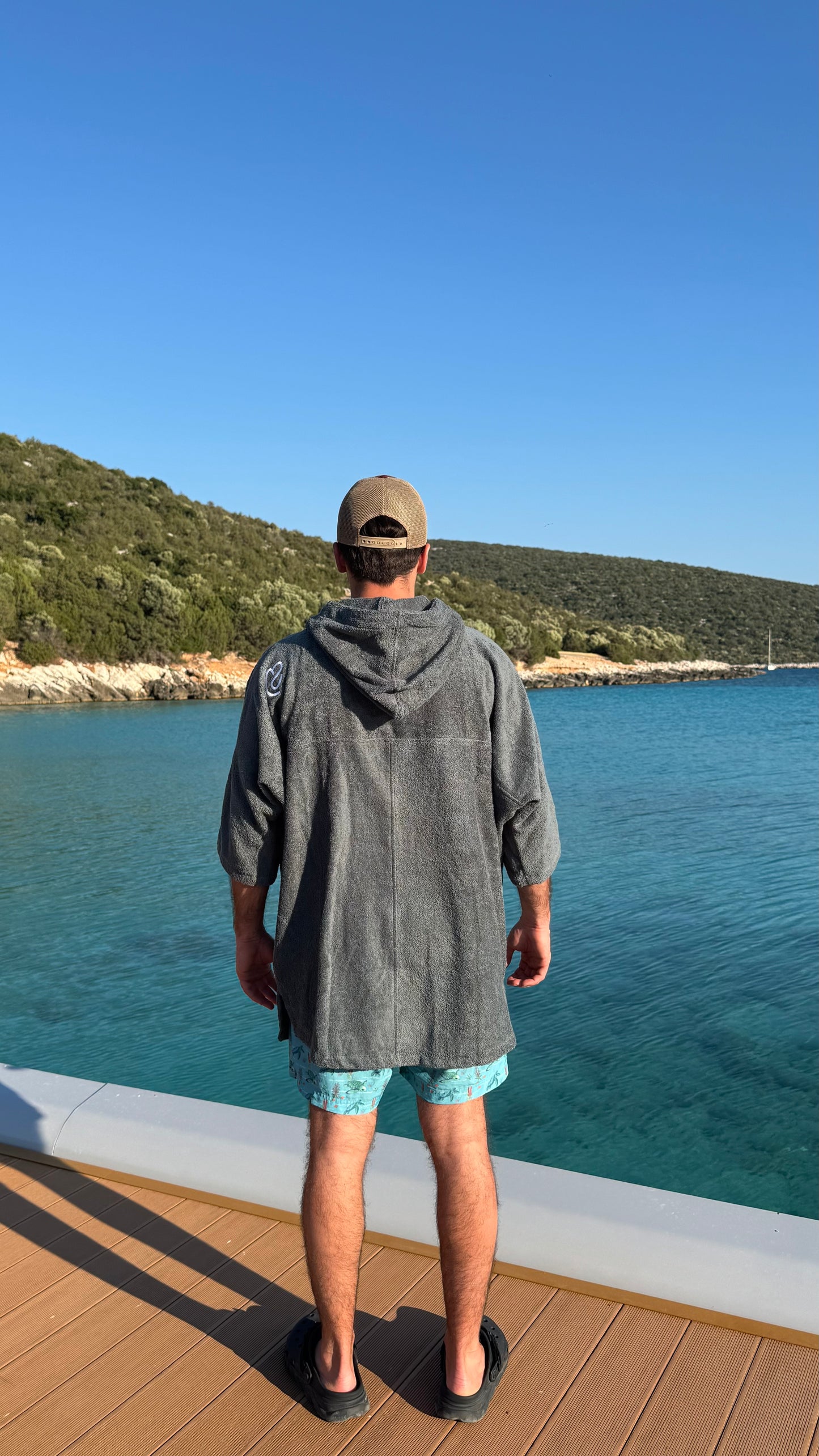 Havlu Panço Plaj Havlusu - Antrasit