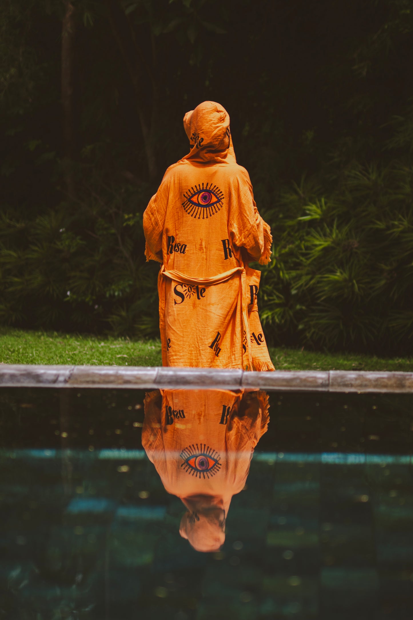Sabahlık Kimono Havlu - Turuncu